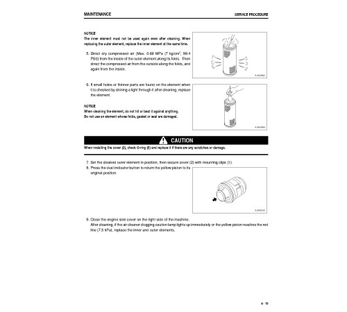 Komatsu WA430-6 (SN from 65001) 4WD Wheeled Loaders (Japan) Operate and Maintenance manual (TEN00121-05) Komatsu WA430-6 (SN from 65001) 4WD Wheeled Loaders (Japan) Operate and Maintenance manual (TEN00121-05)