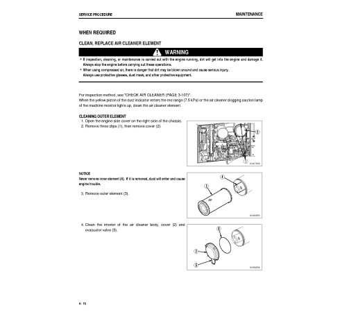 Komatsu WA380-6 (SN from 65001) 4WD Wheeled Loaders (Japan) Operate and Maintenance manual (TEN00127-07) Komatsu WA380-6 (SN from 65001) 4WD Wheeled Loaders (Japan) Operate and Maintenance manual (TEN00127-07)