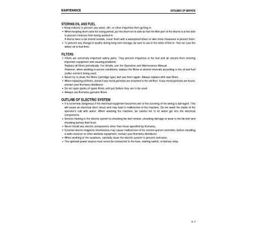 Komatsu WA200-5 (SN from 65629) 4WD Wheeled Loaders (Japan) Operate and Maintenance manual (TEN00151-00) Komatsu WA200-5 (SN from 65629) 4WD Wheeled Loaders (Japan) Operate and Maintenance manual (TEN00151-00)