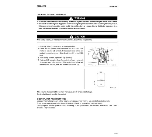 Komatsu WA250-5 (SN: 70570-72301) 4WD Wheeled Loaders (Japan) Operate and Maintenance manual (TEN00155-00) Komatsu WA250-5 (SN: 70570-72301) 4WD Wheeled Loaders (Japan) Operate and Maintenance manual (TEN00155-00)