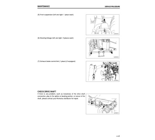 Komatsu HD785-7 (SN: 07001-08084) Rigid Dump Trucks (Japan) Operate and Maintenance manual (TEN00164-08) Komatsu HD785-7 (SN: 07001-08084) Rigid Dump Trucks (Japan) Operate and Maintenance manual (TEN00164-08)