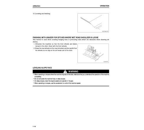 Komatsu GD555-3 (SN from 51001) Motor Graders (Japan) Operate and Maintenance manual (TEN00178-02) Komatsu GD555-3 (SN from 51001) Motor Graders (Japan) Operate and Maintenance manual (TEN00178-02)