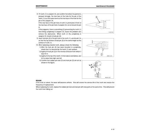 Komatsu PC138US-8 and PC138USLC-8 (SN: 20001-25104) Crawler Excavators (Japan) Operate and Maintenance manual (TEN00189-07) Komatsu PC138US-8 and PC138USLC-8 (SN: 20001-25104) Crawler Excavators (Japan) Operate and Maintenance manual (TEN00189-07)