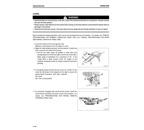 Komatsu BR580JG-1 (SN: 01001-01031) Mobile Crushers (Japan) Operate and Maintenance manual (TEN00203-04) Komatsu BR580JG-1 (SN: 01001-01031) Mobile Crushers (Japan) Operate and Maintenance manual (TEN00203-04)
