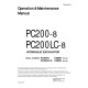 Komatsu PC200-8 and PC200LC-8 (SN from C60001) Crawler Excavators Operate and Maintenance manual (TEN00205-00)