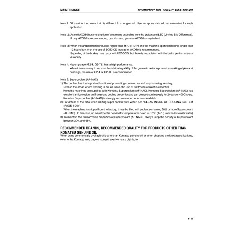 Komatsu WA200-5 (SN from 68582) 4WD Wheeled Loaders (Japan) Operate and Maintenance manual (TEN00211-01) Komatsu WA200-5 (SN from 68582) 4WD Wheeled Loaders (Japan) Operate and Maintenance manual (TEN00211-01)