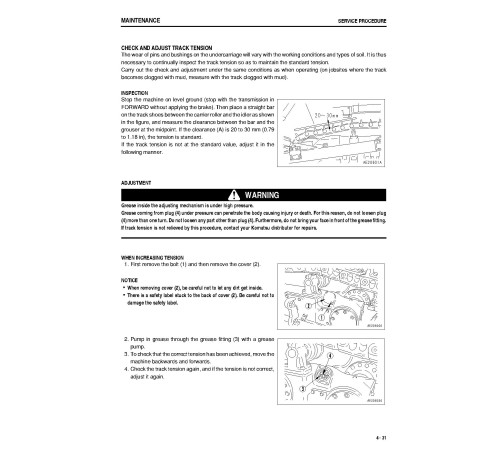 Komatsu D475A-5 (SN: 30071-30125) Crawler Dozers (Japan) Operate and Maintenance manual (TEN00282-03) Komatsu D475A-5 (SN: 30071-30125) Crawler Dozers (Japan) Operate and Maintenance manual (TEN00282-03)