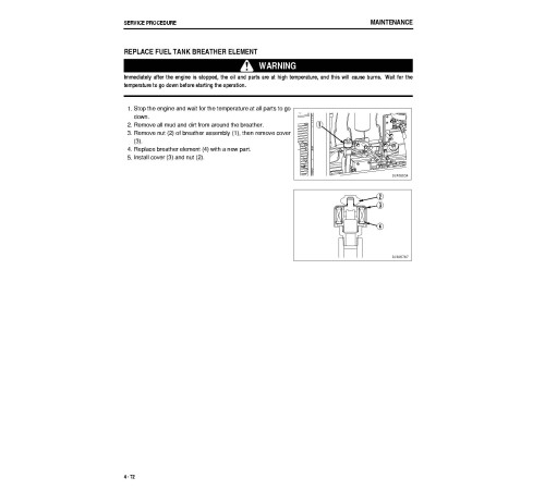 Komatsu WA600-6 (SN: 60634-60731) 4WD Wheeled Loaders (Japan) Operate and Maintenance manual (TEN00372-01) Komatsu WA600-6 (SN: 60634-60731) 4WD Wheeled Loaders (Japan) Operate and Maintenance manual (TEN00372-01)