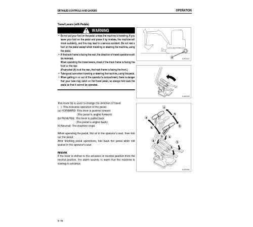Komatsu PC45MR-3 (SN:06001-06200), PC55MR-3 (SN:16001-16500) Crawler Excavators (Japan) Operate and Maintenance manual (TEN00390-03) Komatsu PC45MR-3 (SN:06001-06200), PC55MR-3 (SN:16001-16500) Crawler Excavators (Japan) Operate and Maintenance manual (TEN00390-03)
