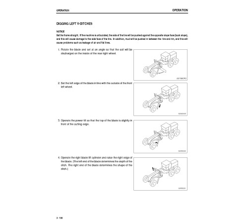 Komatsu GD675-3 (SN from 51390) Motor Graders (Japan) Operate and Maintenance manual (TEN00449-01) Komatsu GD675-3 (SN from 51390) Motor Graders (Japan) Operate and Maintenance manual (TEN00449-01)