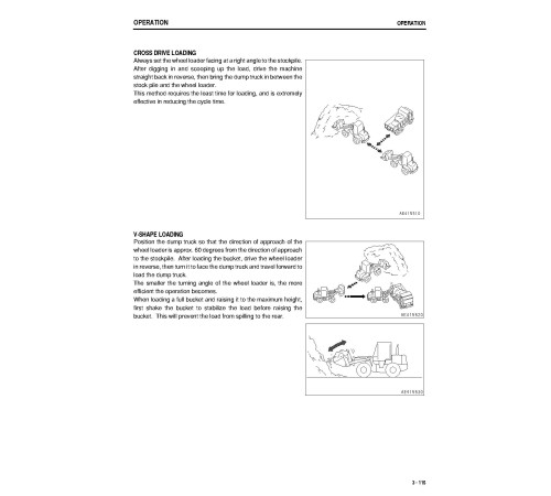 Komatsu WA1200-3 and WA1200-3-A 4WD Wheeled Loaders (Japan) Operate and Maintenance manual (TEN00460-01) Komatsu WA1200-3 and WA1200-3-A 4WD Wheeled Loaders (Japan) Operate and Maintenance manual (TEN00460-01)