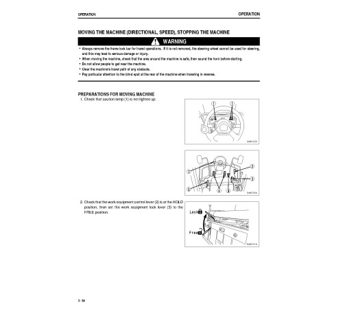 Komatsu WA50-6 (SN: 60925-61465) 4WD Wheeled Loaders (Japan) Operate and Maintenance manual (TEN00533-01) Komatsu WA50-6 (SN: 60925-61465) 4WD Wheeled Loaders (Japan) Operate and Maintenance manual (TEN00533-01)