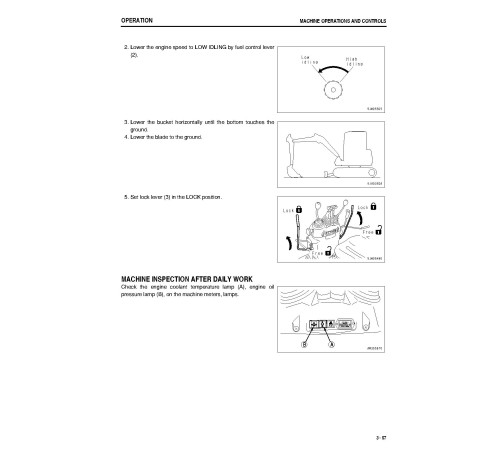Komatsu PC09-1 (SN from 14277) Crawler Excavators (Japan) Operate and Maintenance manual (TEN00555-00) Komatsu PC09-1 (SN from 14277) Crawler Excavators (Japan) Operate and Maintenance manual (TEN00555-00)