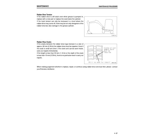 Komatsu PC09-1 (SN from 14277) Crawler Excavators (Japan) Operate and Maintenance manual (TEN00555-00) Komatsu PC09-1 (SN from 14277) Crawler Excavators (Japan) Operate and Maintenance manual (TEN00555-00)