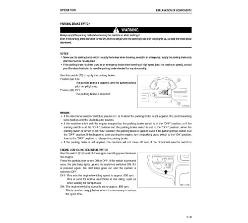 Komatsu WA800-3 and WA900-3 4WD Wheeled Loaders (Japan) Operate and Maintenance manual (TEN00611-00) Komatsu WA800-3 and WA900-3 4WD Wheeled Loaders (Japan) Operate and Maintenance manual (TEN00611-00)