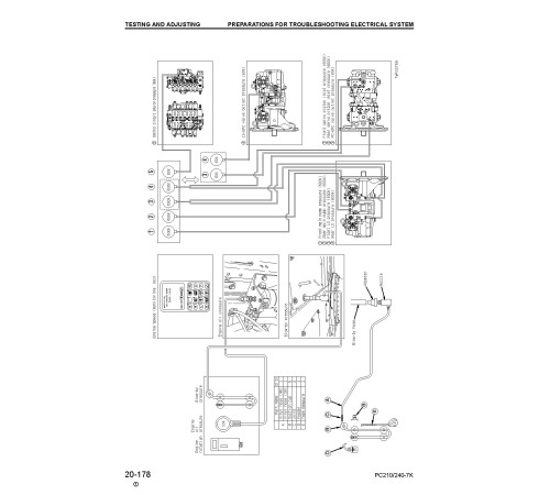 Komatsu PC210(LC)-7K, PC210NLC-7K, PC240LC-7K and PC240NLC-7K Crawler Excavators (UK) Workshop Manual (UEBM001701) Komatsu PC210(LC)-7K, PC210NLC-7K, PC240LC-7K and PC240NLC-7K Crawler Excavators (UK) Workshop Manual (UEBM001701)