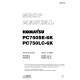 Komatsu PC750LC-6K and PC750SE-6K (SN from K32001) Crawler Excavators (UK) Workshop Manual (UEBM001801)