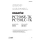 Komatsu PC750LC-7K and PC750SE-7K (SN from K40001) Crawler Excavators (UK) Workshop Manual (UEBM002400)