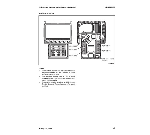Komatsu PC210-8, PC210LC-8, PC210NLC-8, PC230NHD-8, PC240LC-8, PC240NLC-8 Crawler Excavators (UK) Workshop Manual (UEN00084-07) Komatsu PC210-8, PC210LC-8, PC210NLC-8, PC230NHD-8, PC240LC-8, PC240NLC-8 Crawler Excavators (UK) Workshop Manual (UEN00084-07)