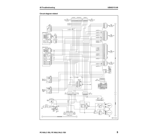 Komatsu PC160LC-7, PC180LC-7 and PC180NLC-7 Crawler Excavators (United Kingdom) Workshop Manual (UEN01892-04) Komatsu PC160LC-7, PC180LC-7 and PC180NLC-7 Crawler Excavators (United Kingdom) Workshop Manual (UEN01892-04)