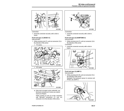 Komatsu PC490-10, PC490LC-10 (SN from 80001 and K60001-) Hydraulic Excavators Workshop Manual (UEN05622-02)
