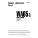 Komatsu WA65-3 (SN: HA940171-940548) 4WD Wheeled Loaders (Germany) Operate and Maintenance manual (VEAD940400)