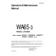 Komatsu WA65-3 4WD Wheeled Loaders (Germany) Operate and Maintenance manual (VEAD940600)