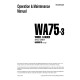 Komatsu WA75-3 (SN: HA950318-950856) 4WD Wheeled Loaders (Germany) Operate and Maintenance manual (VEAD950400)