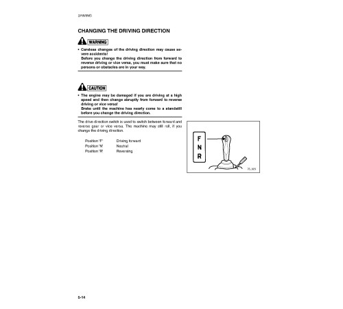 Komatsu WA85-3 (SN: HA960130-960165) 4WD Wheeled Loaders (Germany) Operate and Maintenance manual (VEAD960400) Komatsu WA85-3 (SN: HA960130-960165) 4WD Wheeled Loaders (Germany) Operate and Maintenance manual (VEAD960400)