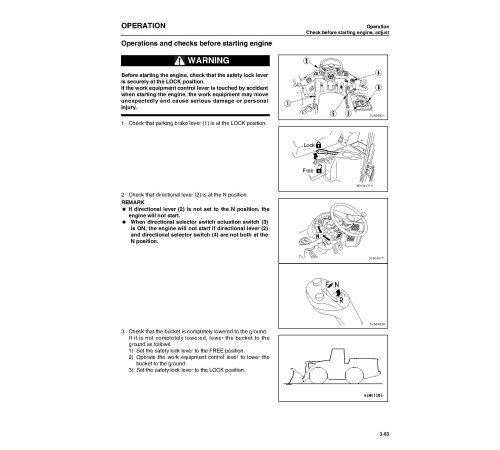 Komatsu WA250-5-H (SN from H50279) 4WD Wheeled Loaders (Germany) Operate and Maintenance manual (VEAM230101) Komatsu WA250-5-H (SN from H50279) 4WD Wheeled Loaders (Germany) Operate and Maintenance manual (VEAM230101)