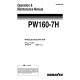 Komatsu PW160-7 (SN from H50051) Wheeled Excavators (Germany) Operate and Maintenance manual (VEAM390100)