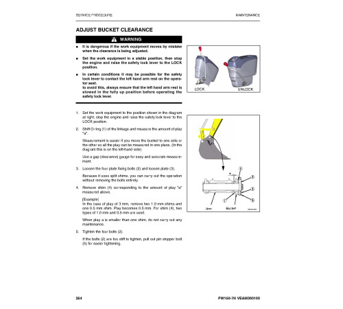 Komatsu PW160-7 (SN from H50051) Wheeled Excavators (Germany) Operate and Maintenance manual (VEAM390100) Komatsu PW160-7 (SN from H50051) Wheeled Excavators (Germany) Operate and Maintenance manual (VEAM390100)