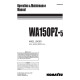 Komatsu WA150PZ-5 (SN from H50051) 4WD Wheeled Loaders Operate and Maintenance manual (VEAM420100)