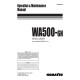 Komatsu WA500-6H (SN from H60051) 4WD Wheeled Loaders Operate and Maintenance manual (VEAM430100)