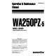 Komatsu WA250PZ-5 (SN from H50051) 4WD Wheeled Loaders (Germany) Operate and Maintenance manual (VEAM945101)