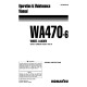 Komatsu WA470-6 (SN from H50051) 4WD Wheeled Loaders (Germany) Operate and Maintenance manual (VEAM946102)