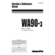 Komatsu WA90-3-H (SN from H20361) 4WD Wheeled Loaders (Germany) Operate and Maintenance manual (VEAM970500)
