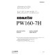 Komatsu PW160-7 (SN from H50051) Wheeled Excavators (Germany) Workshop Manual (VEBM390100)