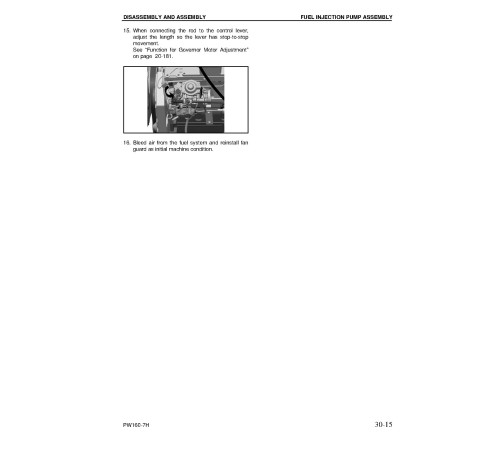 Komatsu PW160-7 (SN from H50051) Wheeled Excavators (Germany) Workshop Manual (VEBM390100) Komatsu PW160-7 (SN from H50051) Wheeled Excavators (Germany) Workshop Manual (VEBM390100)