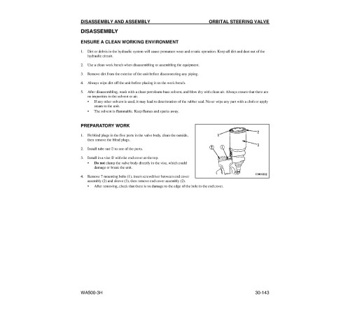 Komatsu WA500-3 (SN: H20051-20312) 4WD Wheeled Loaders (Germany) Workshop Manual (VEBM500100) Komatsu WA500-3 (SN: H20051-20312) 4WD Wheeled Loaders (Germany) Workshop Manual (VEBM500100)
