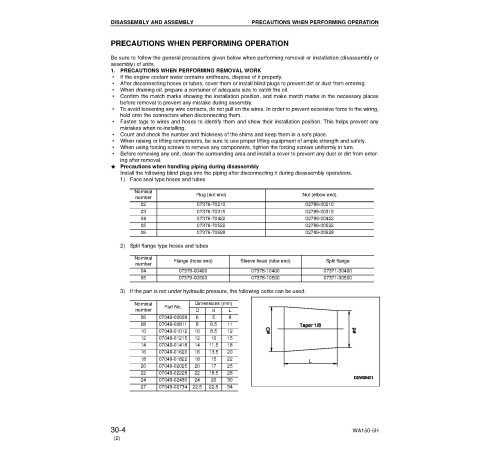 Komatsu WA150-5 (SN from H50051) 4WD Wheeled Loaders (Germany) Workshop Manual (VEBM934100) Komatsu WA150-5 (SN from H50051) 4WD Wheeled Loaders (Germany) Workshop Manual (VEBM934100)