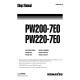 Komatsu PW200-7 (SN from H55051) and PW220-7 (SN from H65051) Wheeled Excavators (Germany) Workshop Manual (VEBM949100)