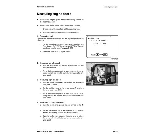 Komatsu PW200-7 (SN from H55051) and PW220-7 (SN from H65051) Wheeled Excavators (Germany) Workshop Manual (VEBM949100) Komatsu PW200-7 (SN from H55051) and PW220-7 (SN from H65051) Wheeled Excavators (Germany) Workshop Manual (VEBM949100)