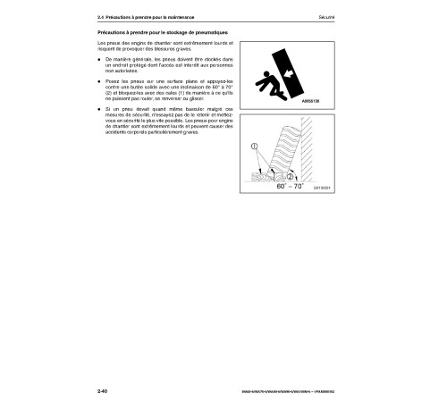 Komatsu WA100M-6, WA65-6, WA70-6, WA80-6 and WA90-6 4WD Wheeled Loaders Maintenance Manual FRA (VFAM550102) Komatsu WA100M-6, WA65-6, WA70-6, WA80-6 and WA90-6 4WD Wheeled Loaders Maintenance Manual FRA (VFAM550102)