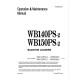 Komatsu WB140PS-2 and WB150PS-2 Backhoe Loaders (Italy) Operate and Maintenance manual (WEAD002201)