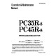 Komatsu PC35R-8 (SN:F20518-20931), PC45R-8 (SN:F20666-21250) Crawler Excavators (Japan) Operate and Maintenance manual (WEAD003200)
