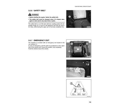 Komatsu SK714-5 (SN: 37AF01701-01875) Skid Steer Loaders (Italy) Operate and Maintenance manual (WEAD003503) Komatsu SK714-5 (SN: 37AF01701-01875) Skid Steer Loaders (Italy) Operate and Maintenance manual (WEAD003503)