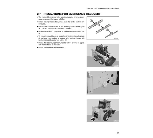 Komatsu SK815-5 (SN: 37BF00006-00875) Skid Steer Loaders (Italy) Operate and Maintenance manual (WEAD003602) Komatsu SK815-5 (SN: 37BF00006-00875) Skid Steer Loaders (Italy) Operate and Maintenance manual (WEAD003602)