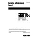 Komatsu SK815-5 (SN: 37BF00876-00901) Skid Steer Loaders (Italy) Operate and Maintenance manual (WEAD003603)