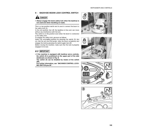 Komatsu WB97S-2 (SN from 97SF11205) Backhoe Loaders Operate and Maintenance manual (WEAM000704) Komatsu WB97S-2 (SN from 97SF11205) Backhoe Loaders Operate and Maintenance manual (WEAM000704)